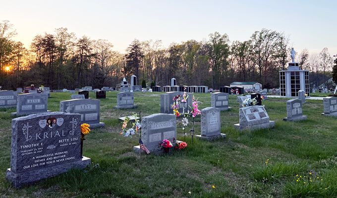 In Ground burial